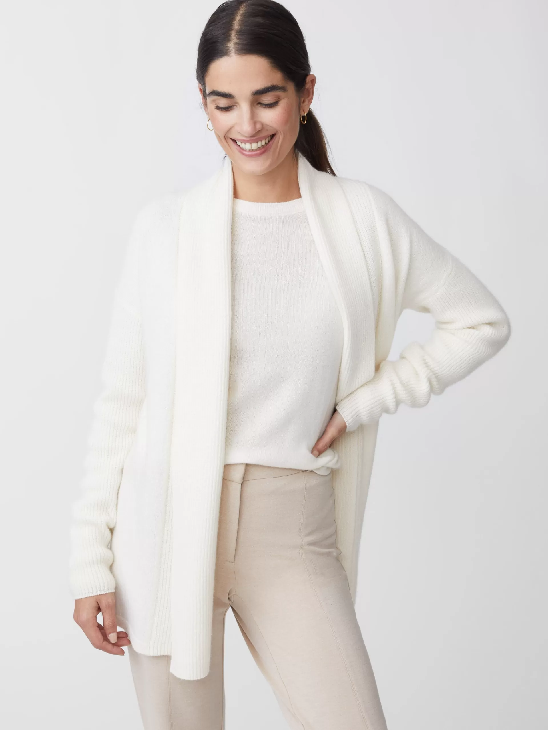 Cheap J. McLaughlin Agatha Cashmere Cardigan Ivory