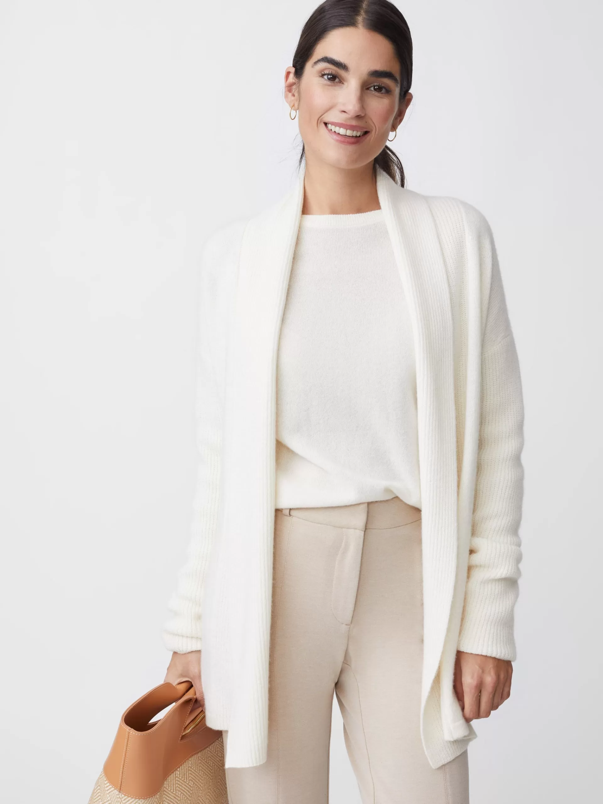 Cheap J. McLaughlin Agatha Cashmere Cardigan Ivory