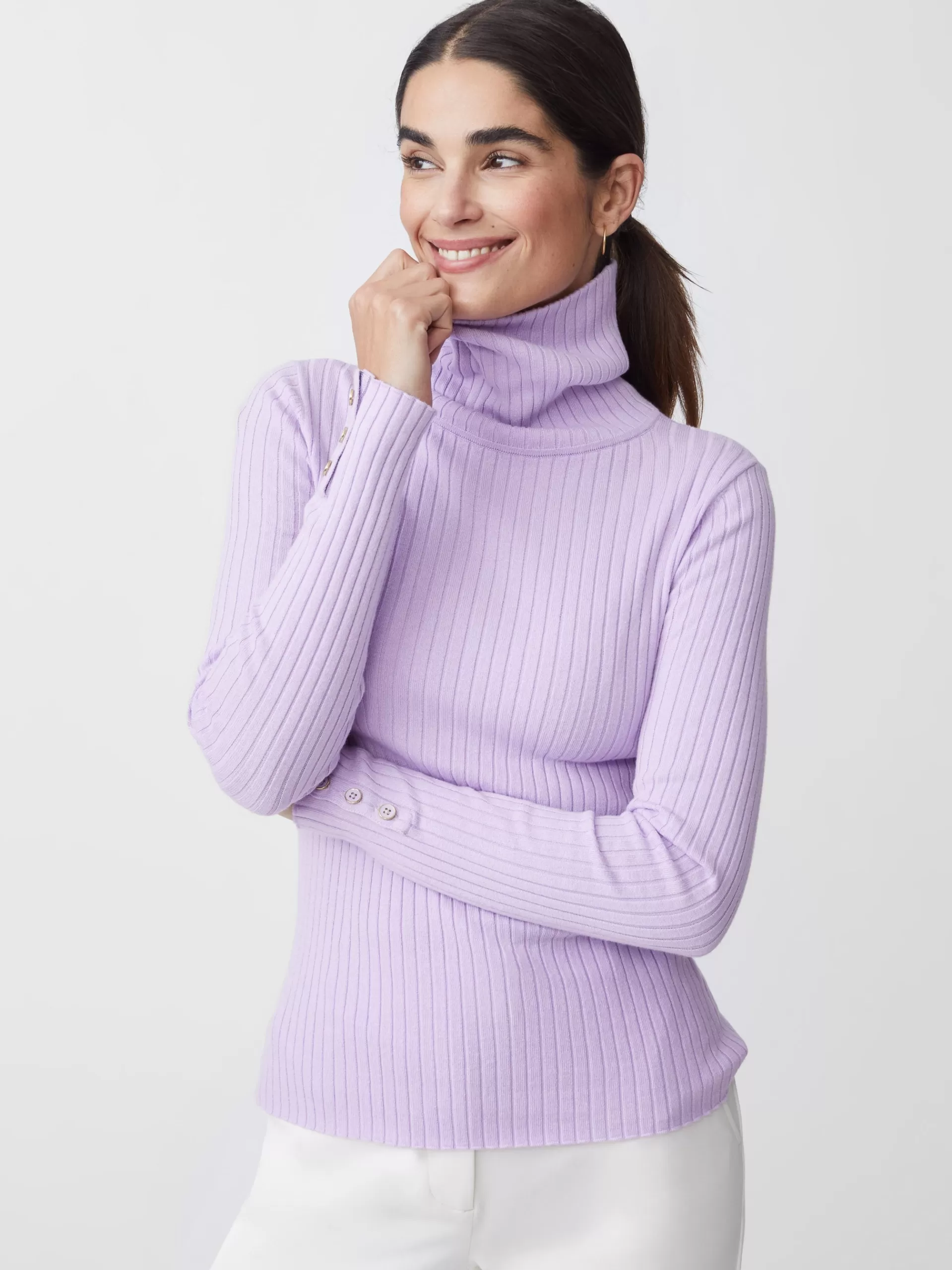 Shop J. McLaughlin Arlette Turtleneck Wisteria