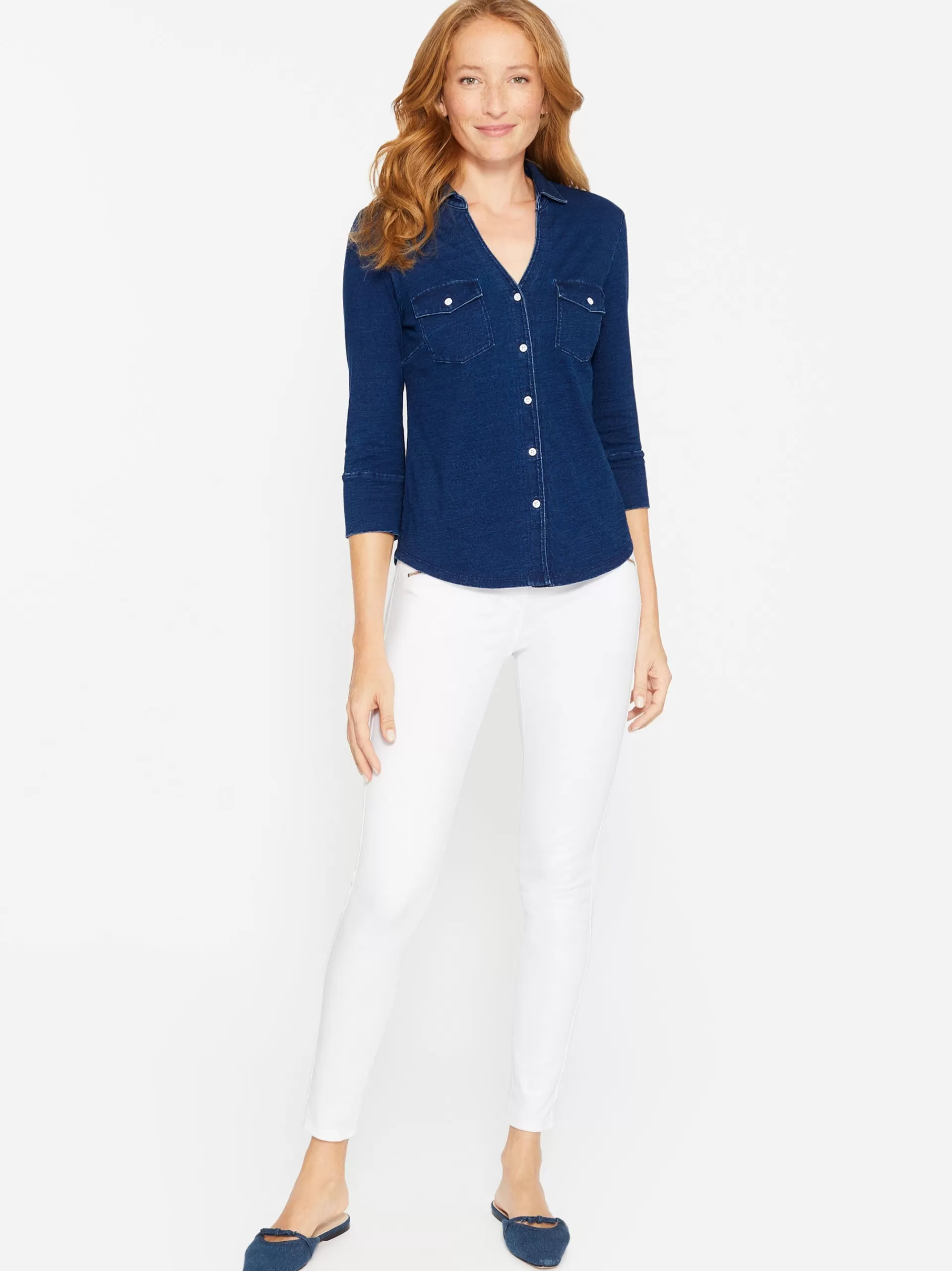 Cheap J. McLaughlin Brynn Shirt Denim