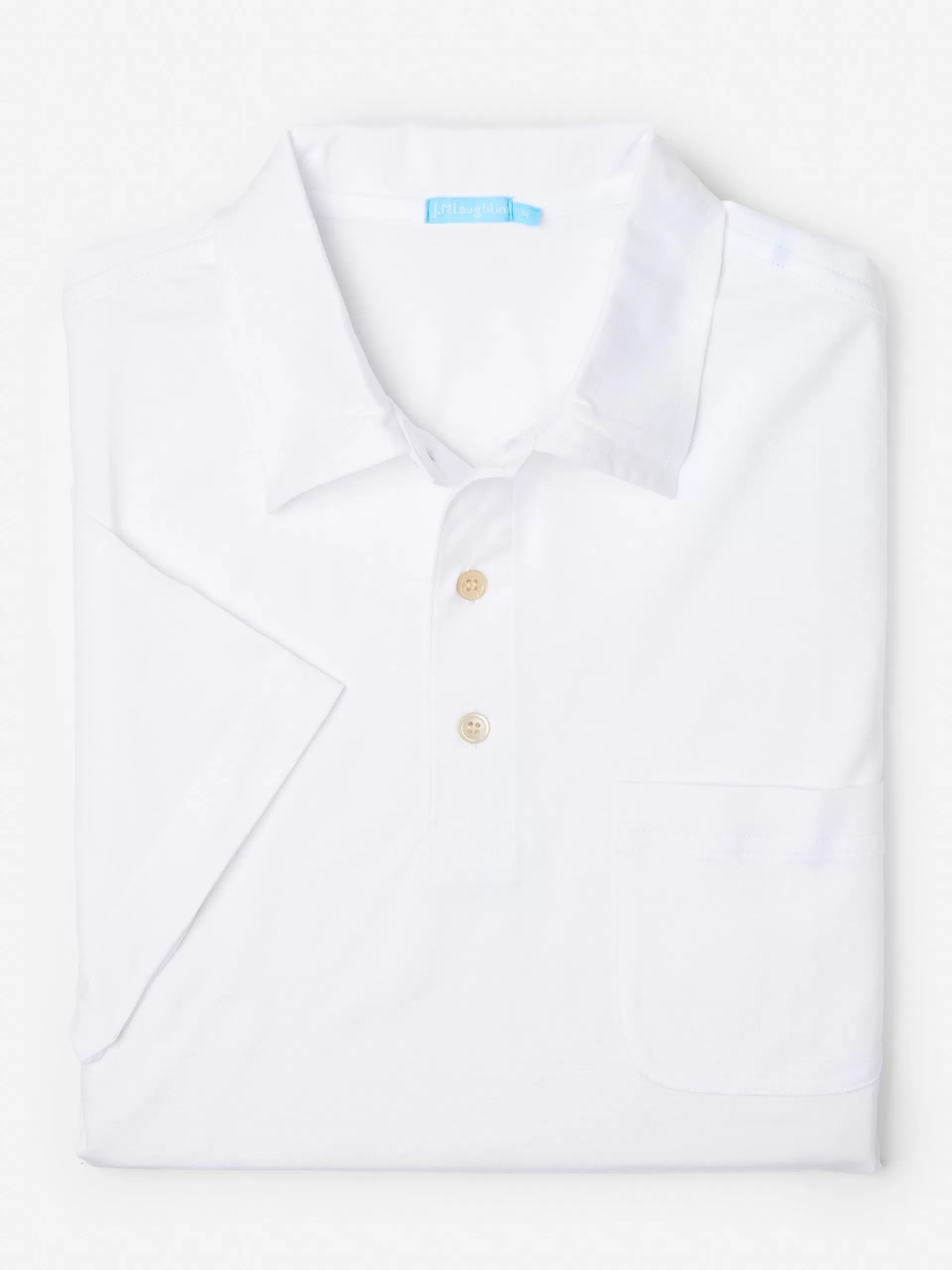 Cheap J. McLaughlin Callahan Cotton Polo white