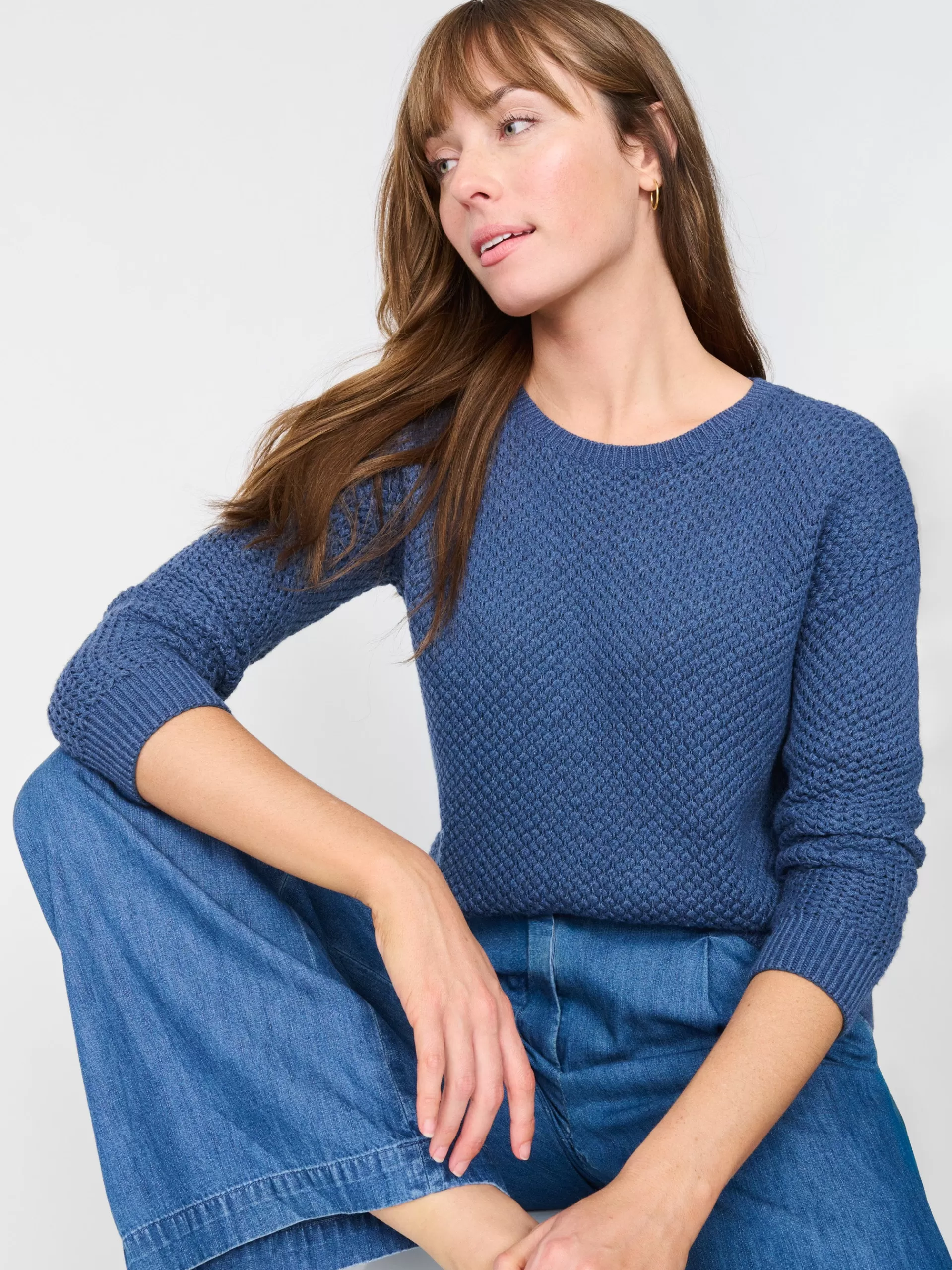 Best Sale J. McLaughlin Celina Sweater Heather Dark Denim