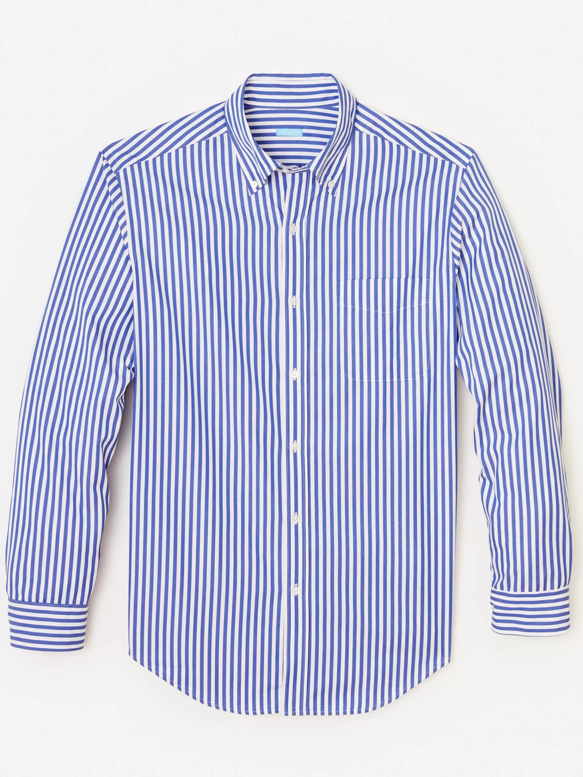 Hot J. McLaughlin Collis Classic Fit Shirt In Bengal Stripe Royal Blue/White