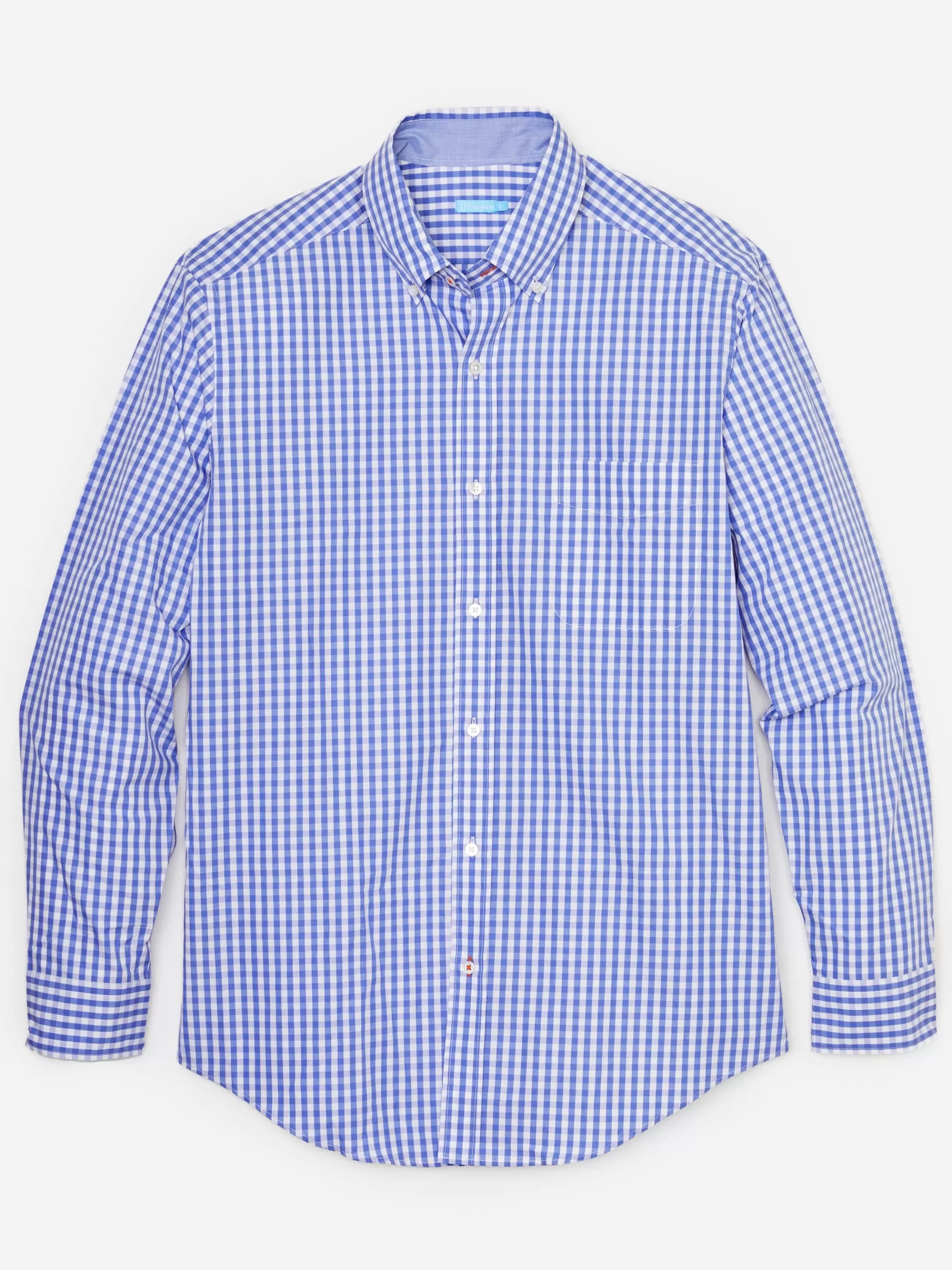 Cheap J. McLaughlin Collis Classic Fit Shirt In Gingham Blue/White