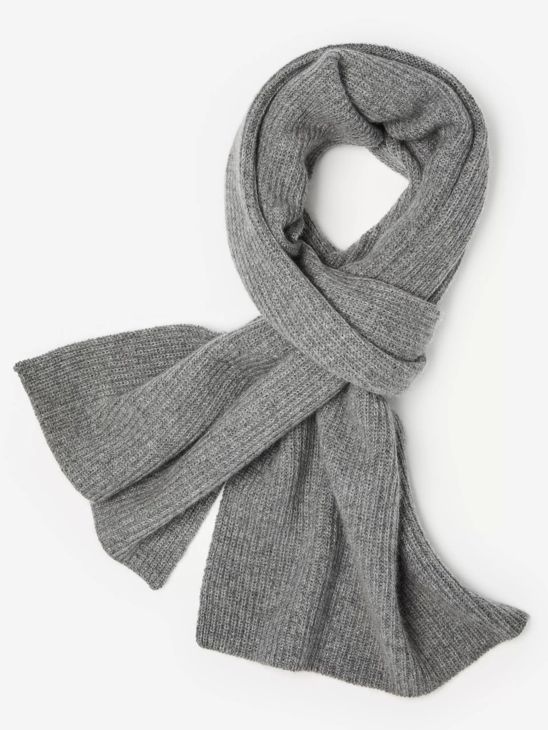 Fashion J. McLaughlin Colton Cashmere Scarf Light Grey