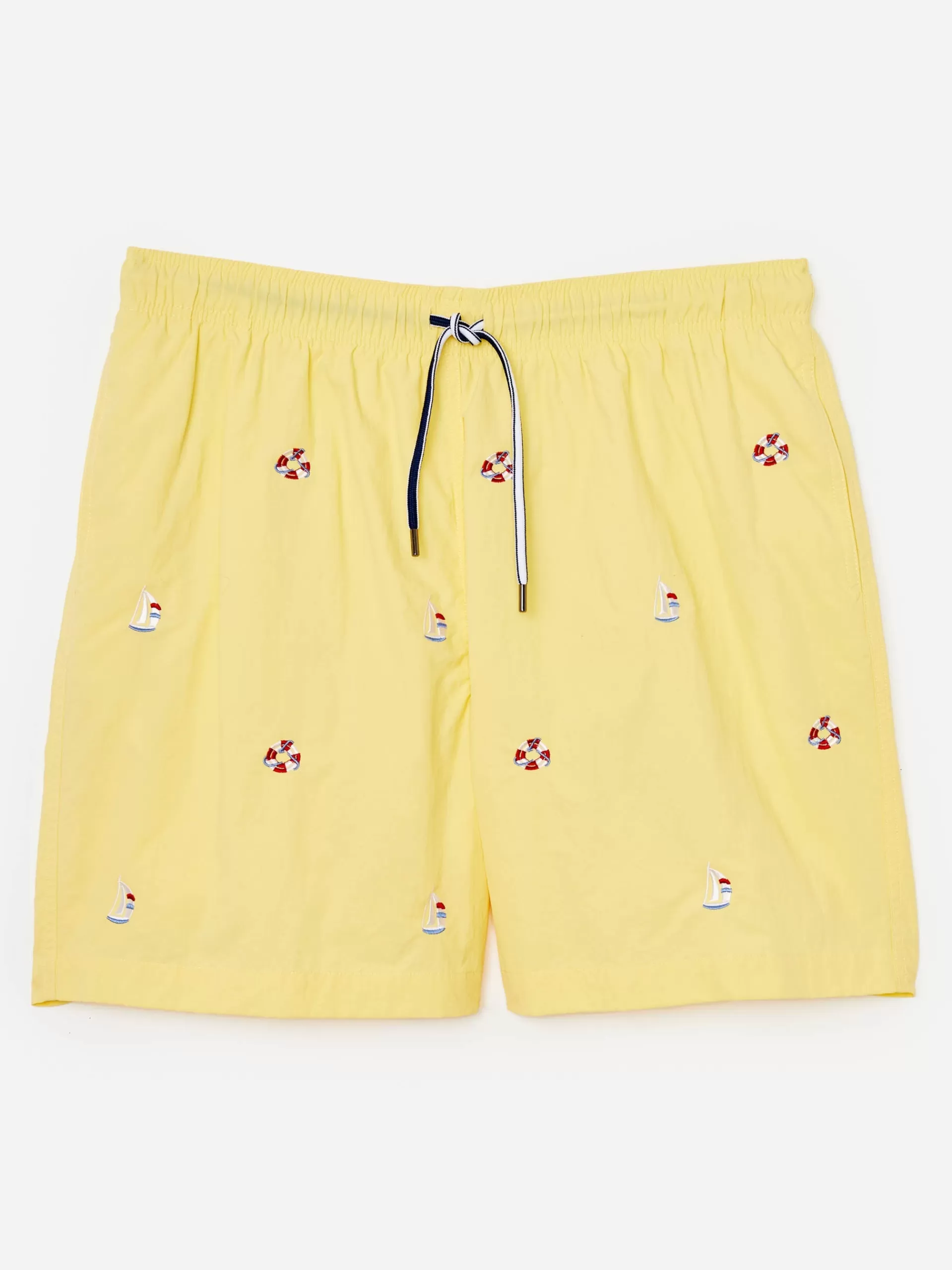 Store J. McLaughlin Gibson Swim Trunks In Yacht Club Yellow