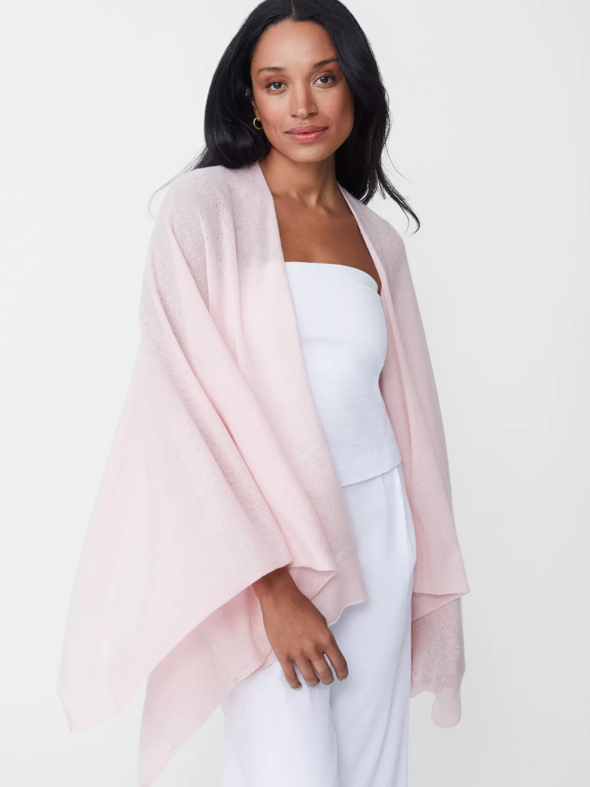 Sale J. McLaughlin Harriet Cashmere Wrap Pink