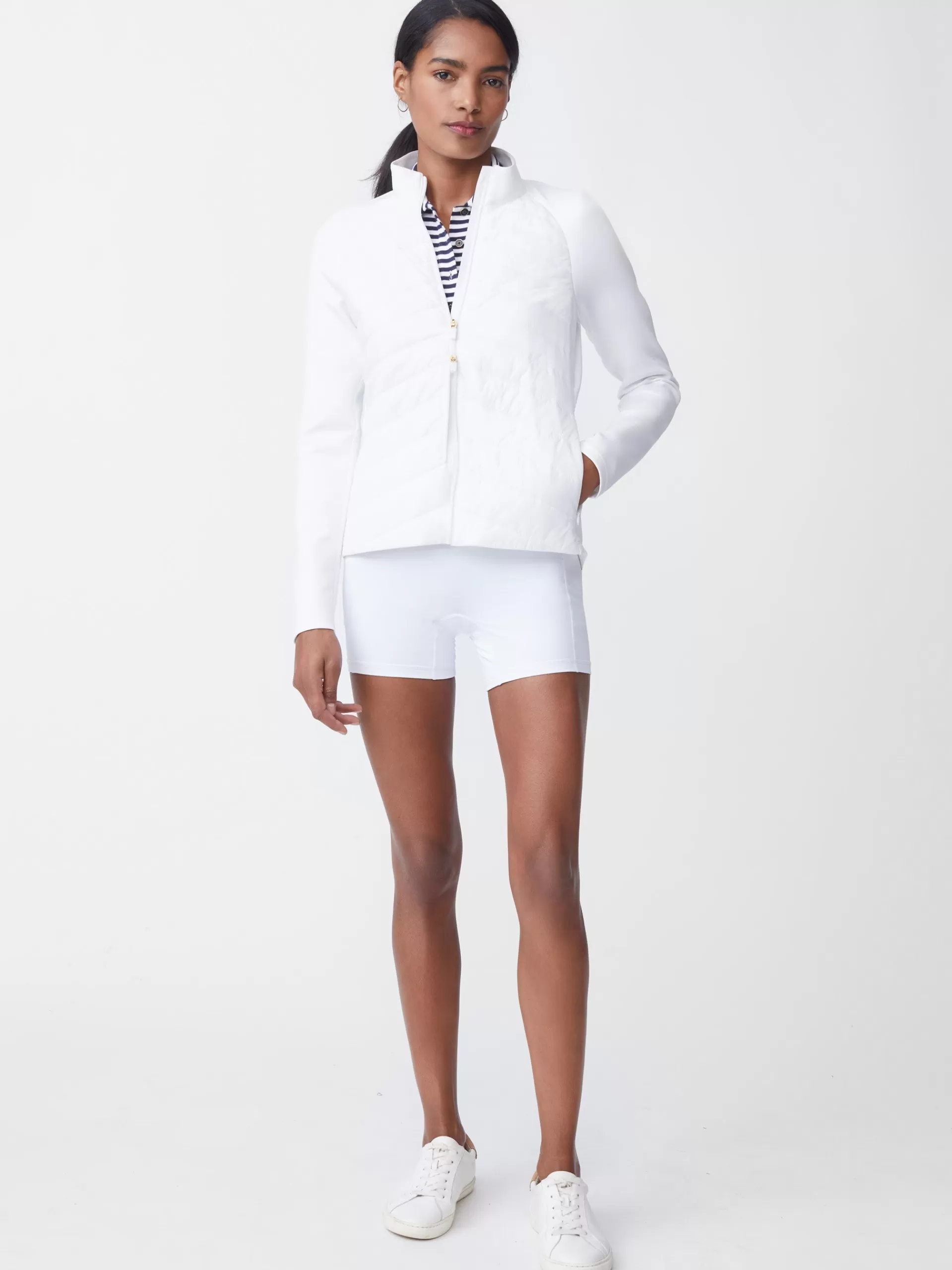 Best J. McLaughlin High Rise Shorts White