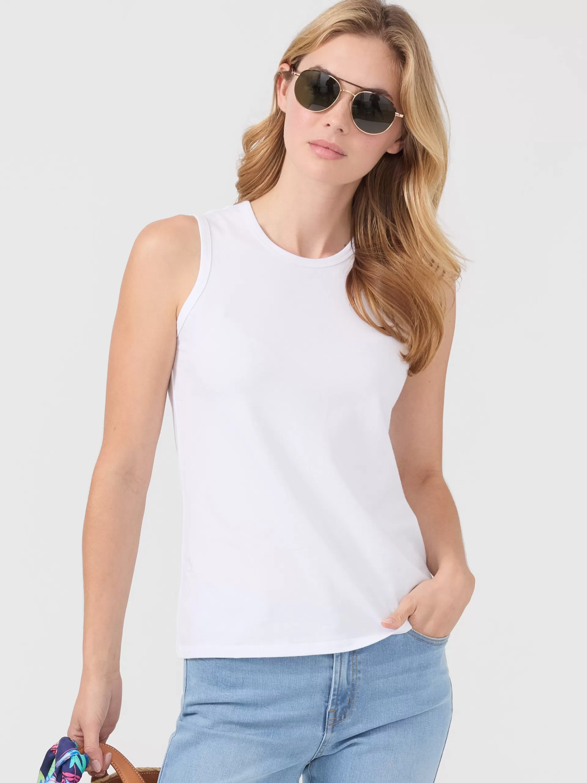 Outlet J. McLaughlin Joss Tank Top White