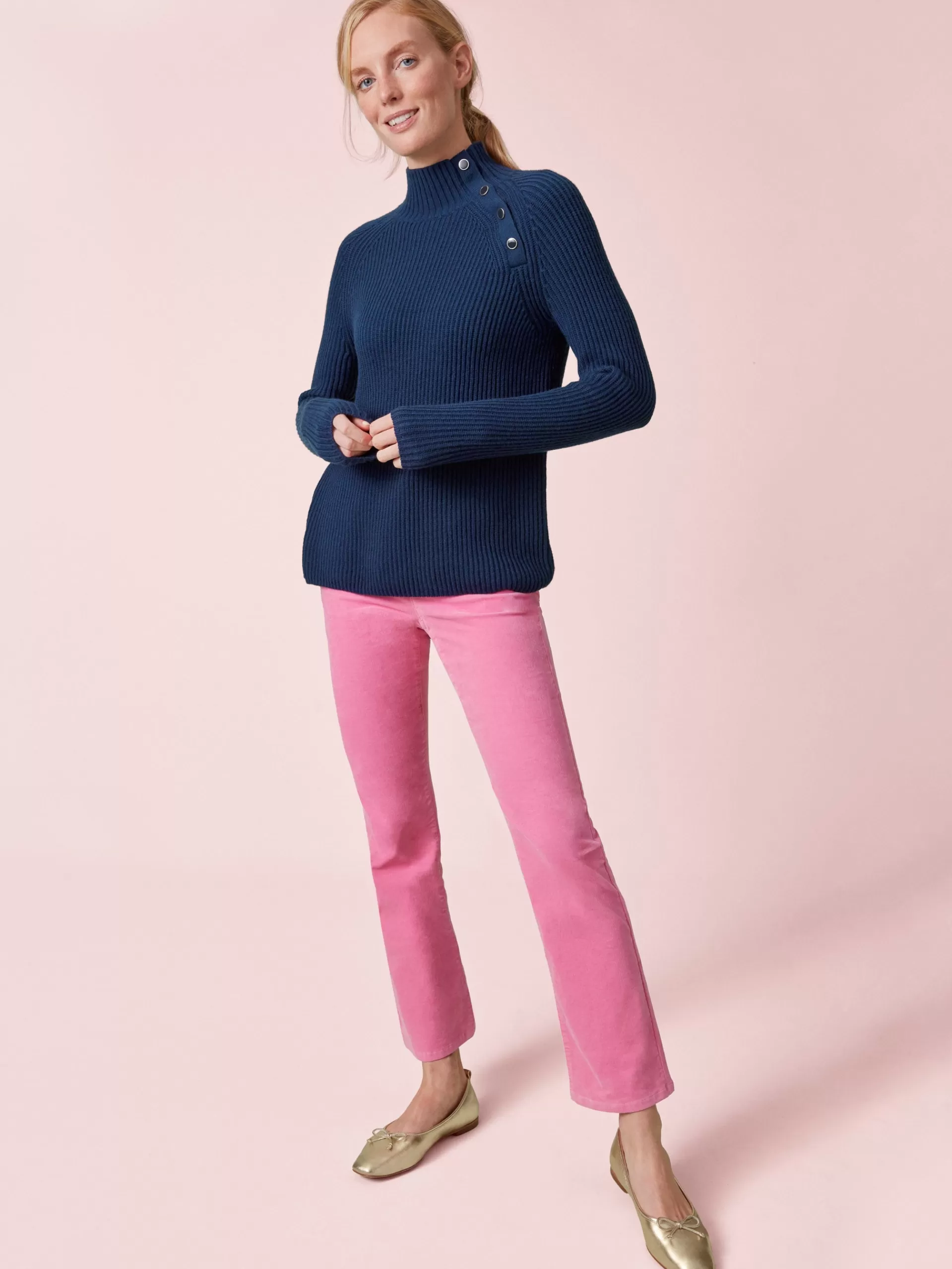 Fashion J. McLaughlin Lenni Velvet Jeans Fuchsia