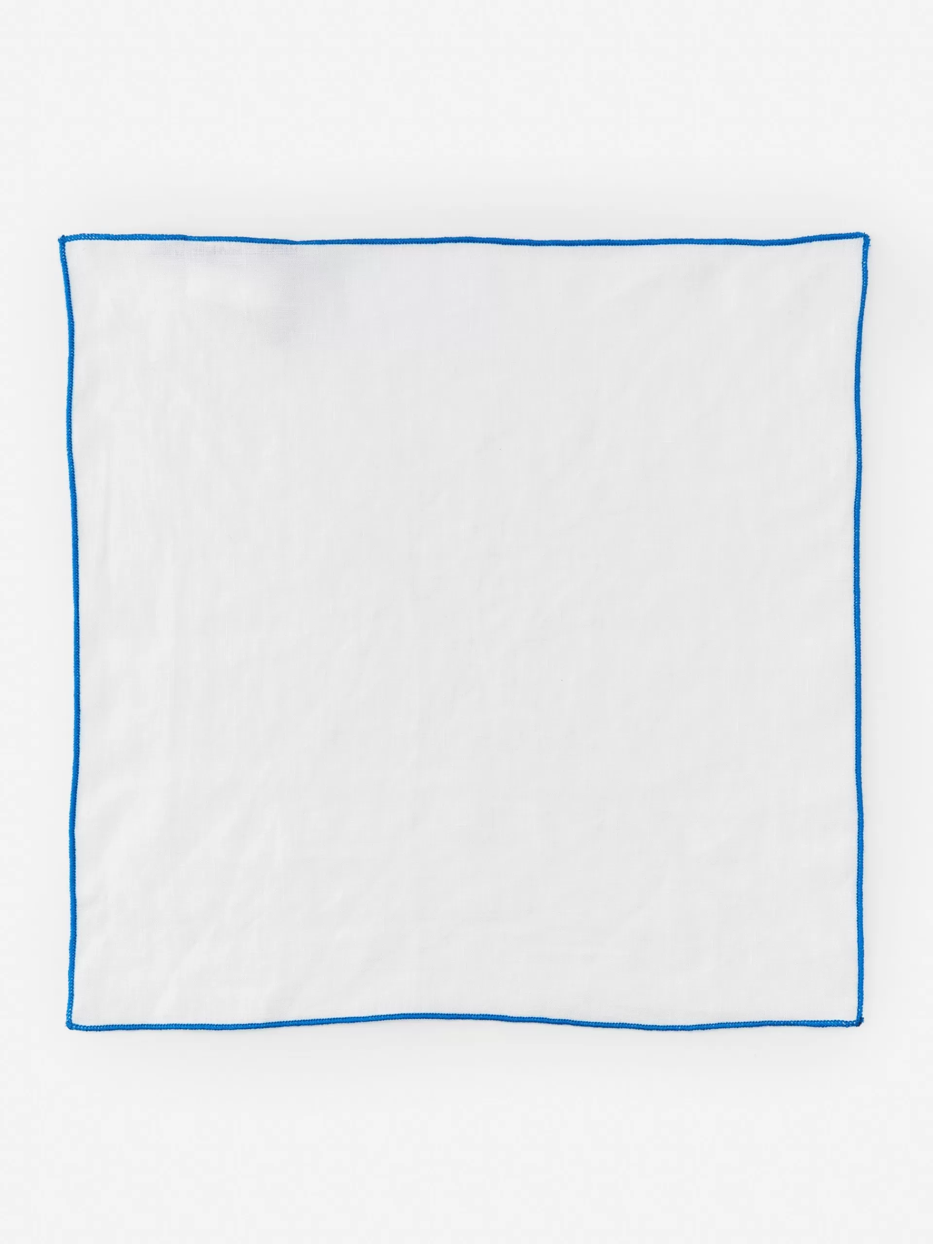 Outlet J. McLaughlin Linen Pocket Square White