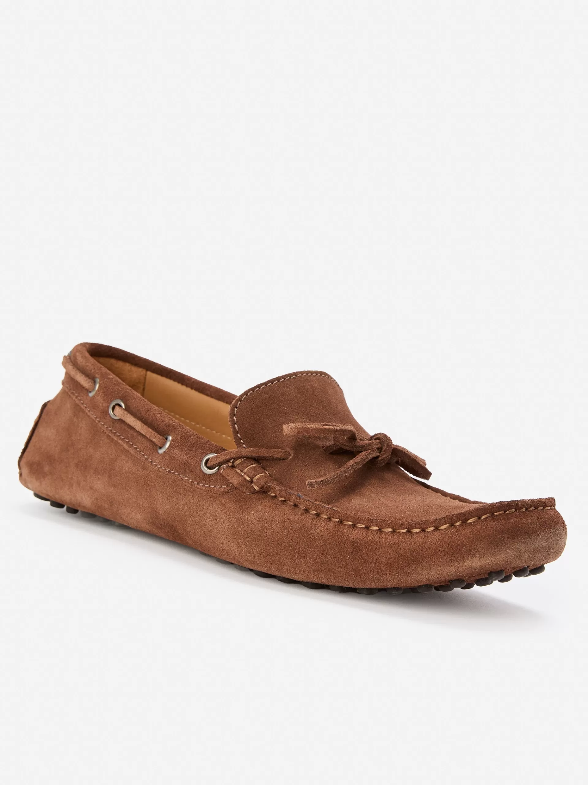 Cheap J. McLaughlin Linus Suede Driving Moccasins Dark Brown