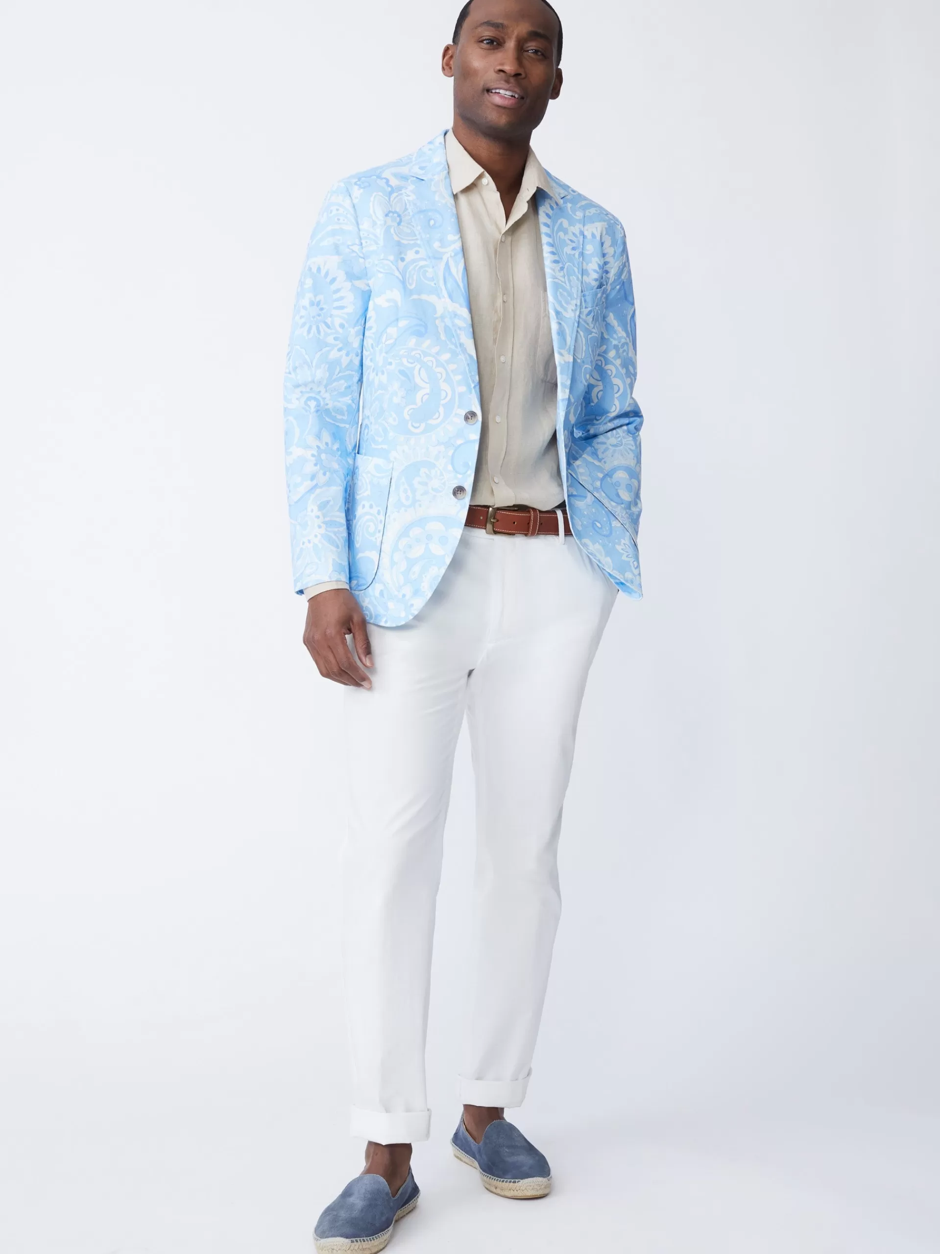 Cheap J. McLaughlin Lisbon Blazer In Meadowood Pale Blue