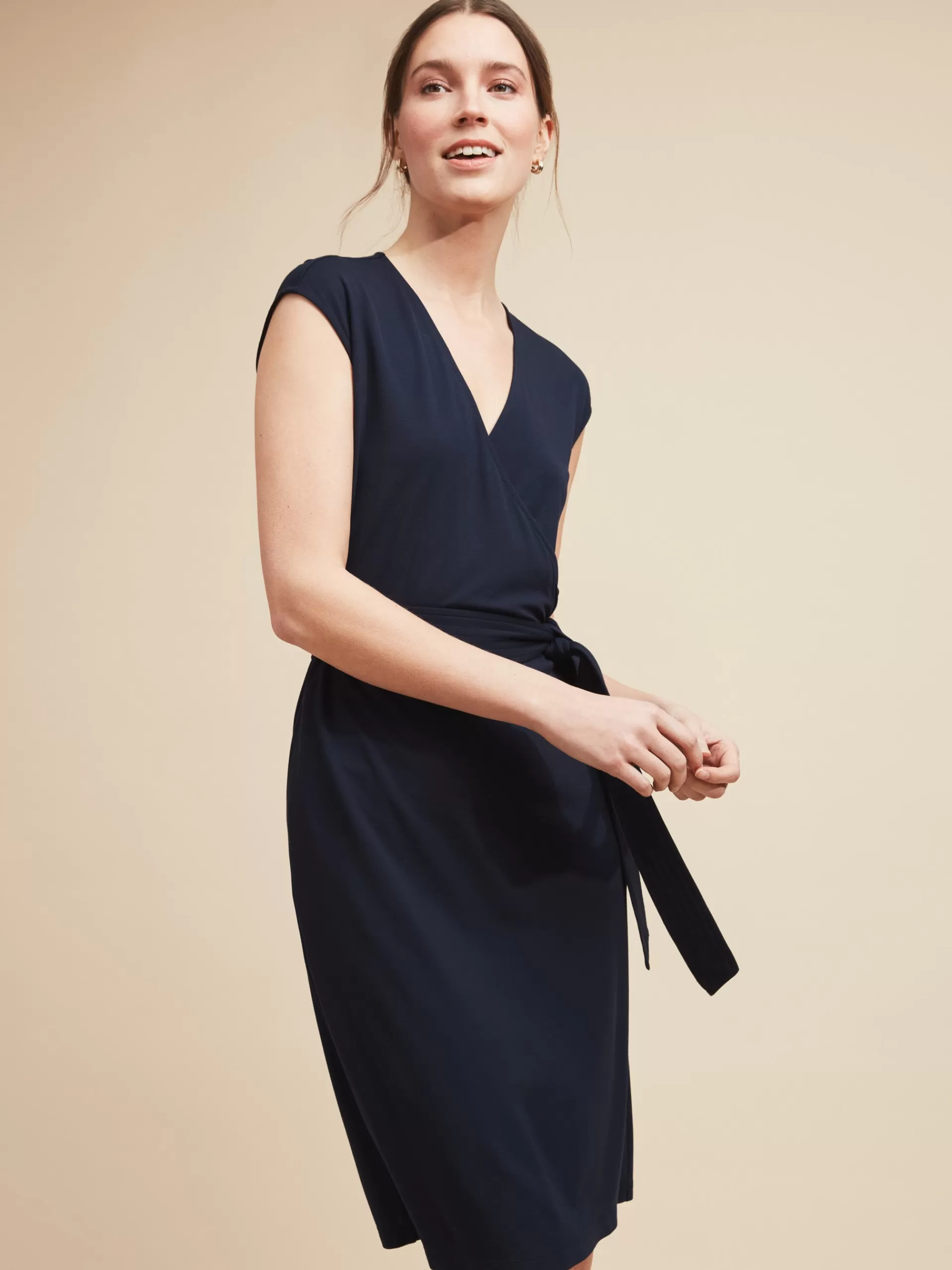 Clearance J. McLaughlin Lorelei Sleeveless Dress Deep Navy