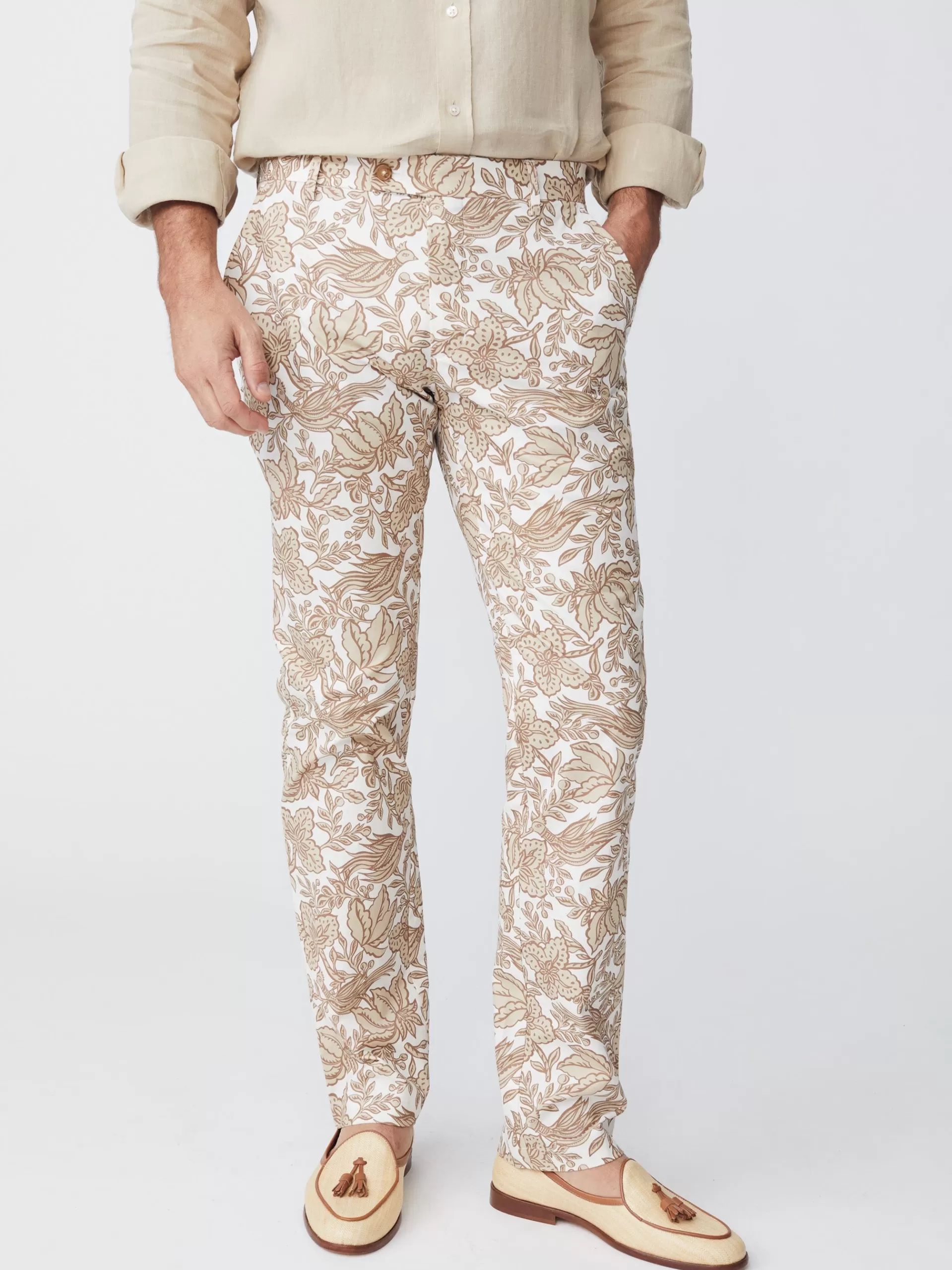 Flash Sale J. McLaughlin Lukas Pants In Birdsong Off White/Light Sand