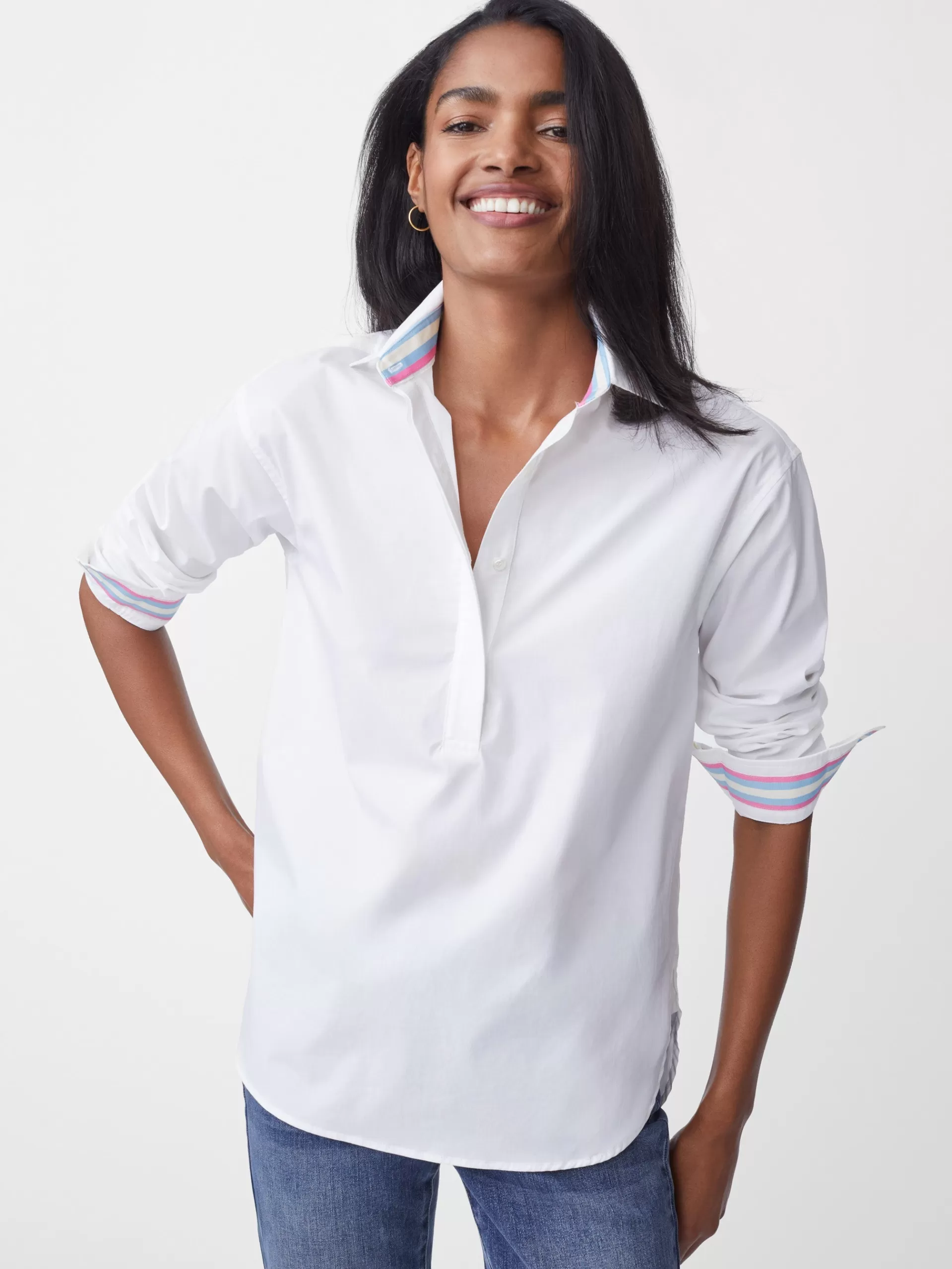 Sale J. McLaughlin Lula Shirt White