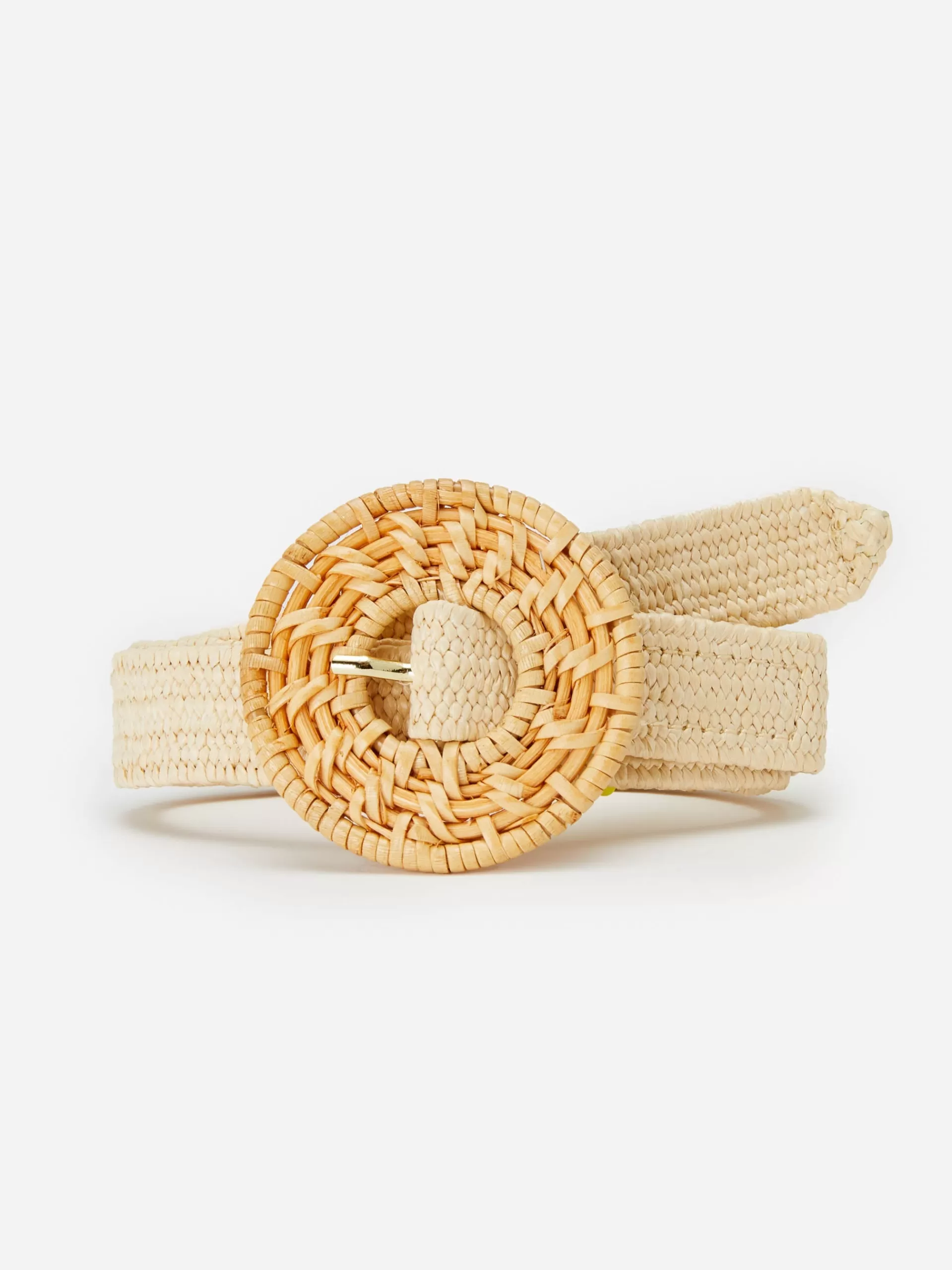 Discount J. McLaughlin Mini Elizabeth Raffia Belt Natural