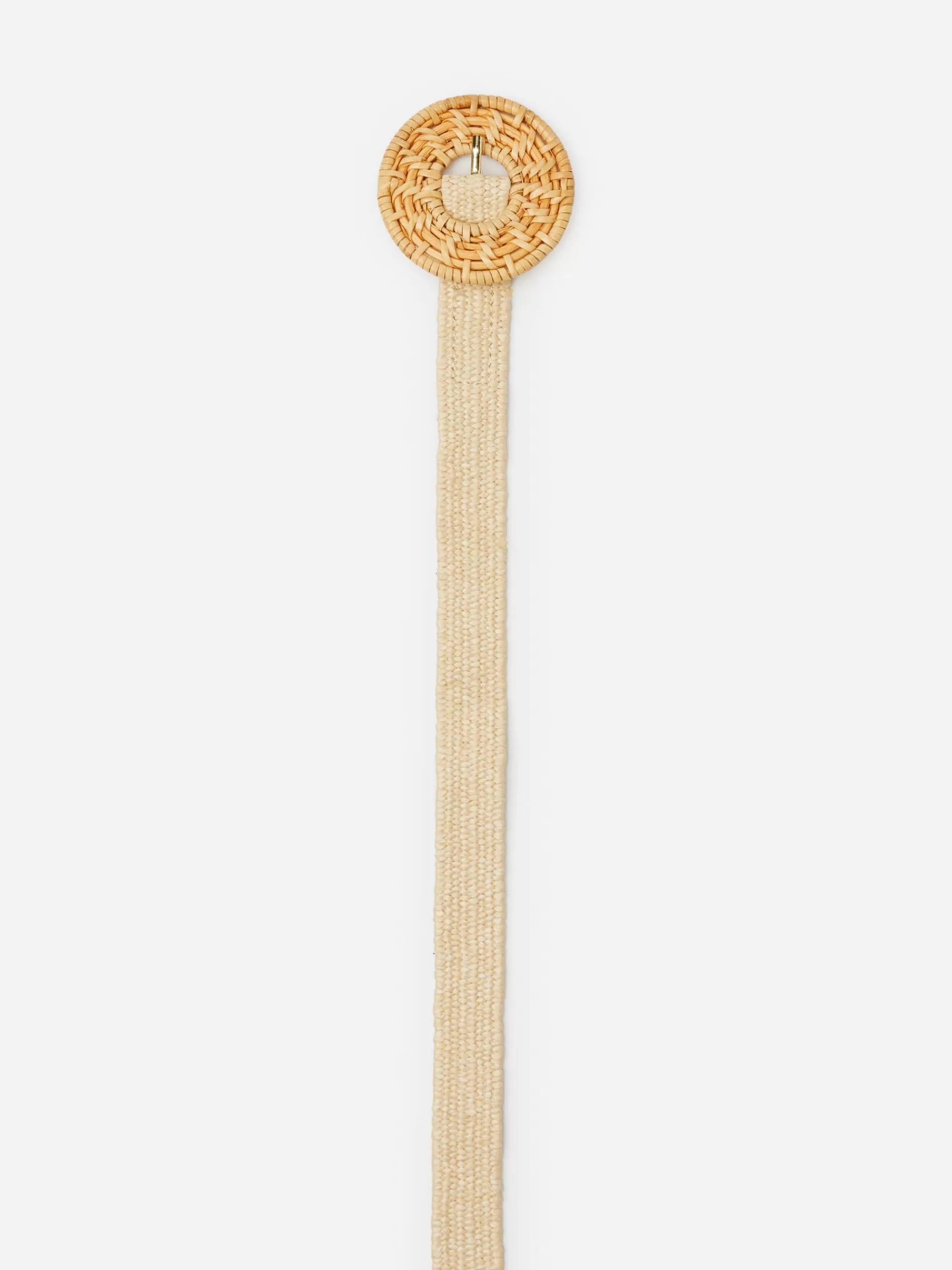 Discount J. McLaughlin Mini Elizabeth Raffia Belt Natural