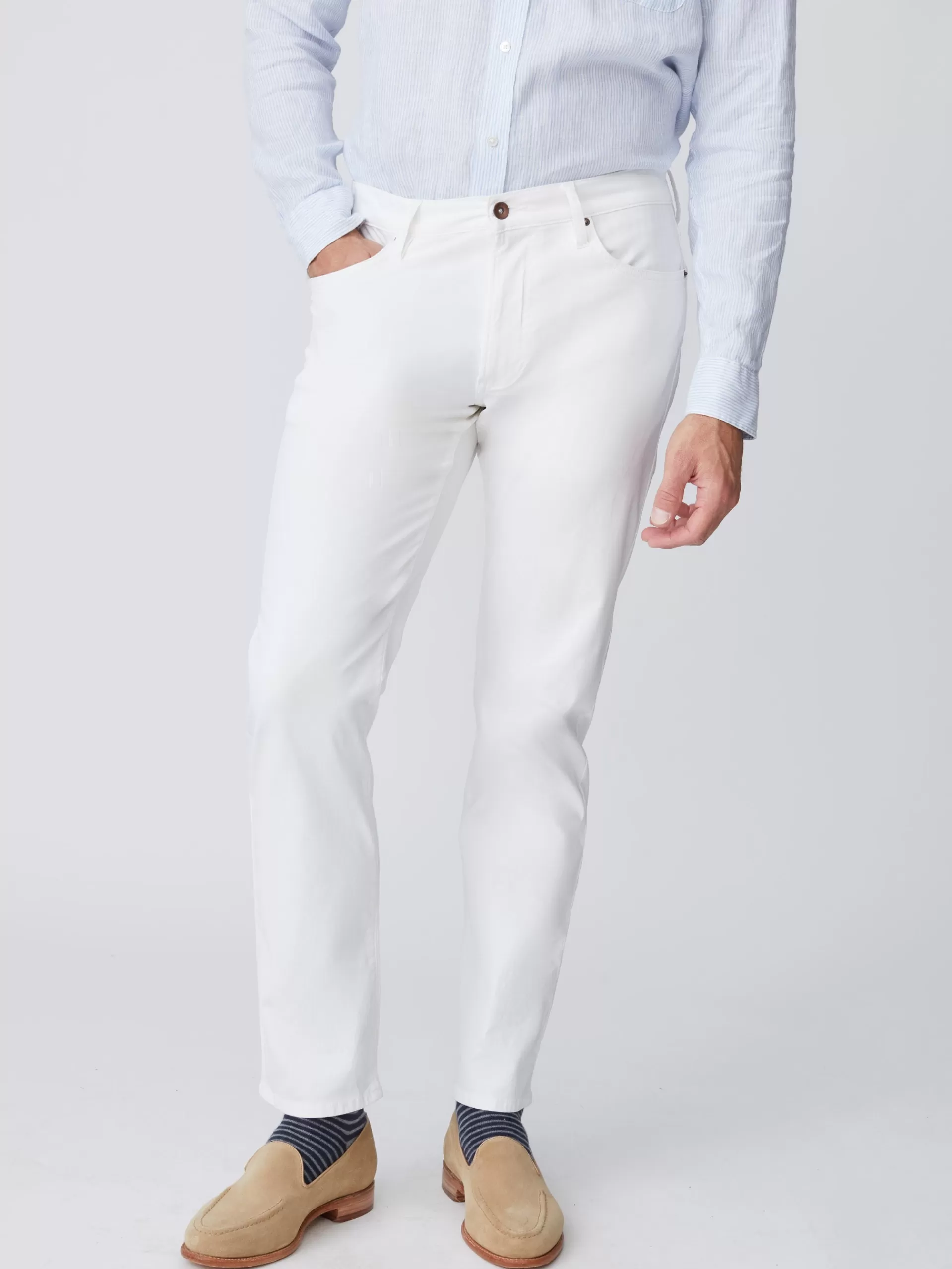 Flash Sale J. McLaughlin Parker 5-Pocket Straight Pants White