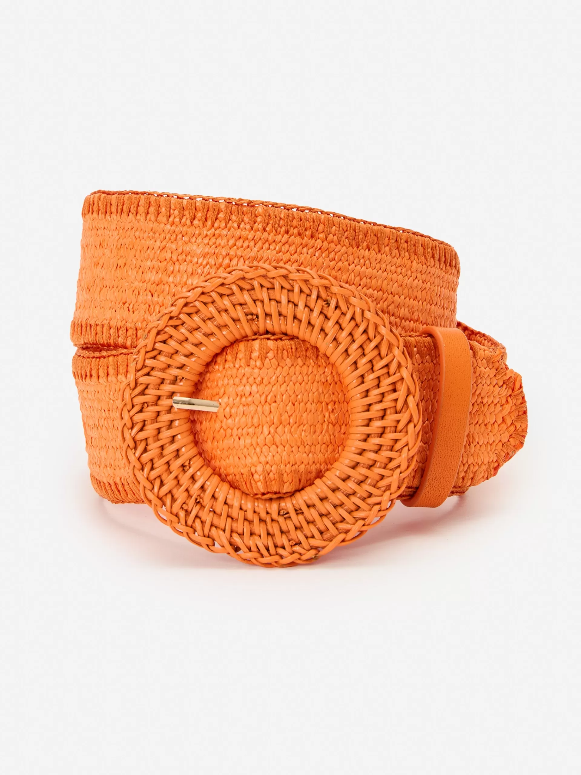 Clearance J. McLaughlin Popie Grasscloth Belt Orange