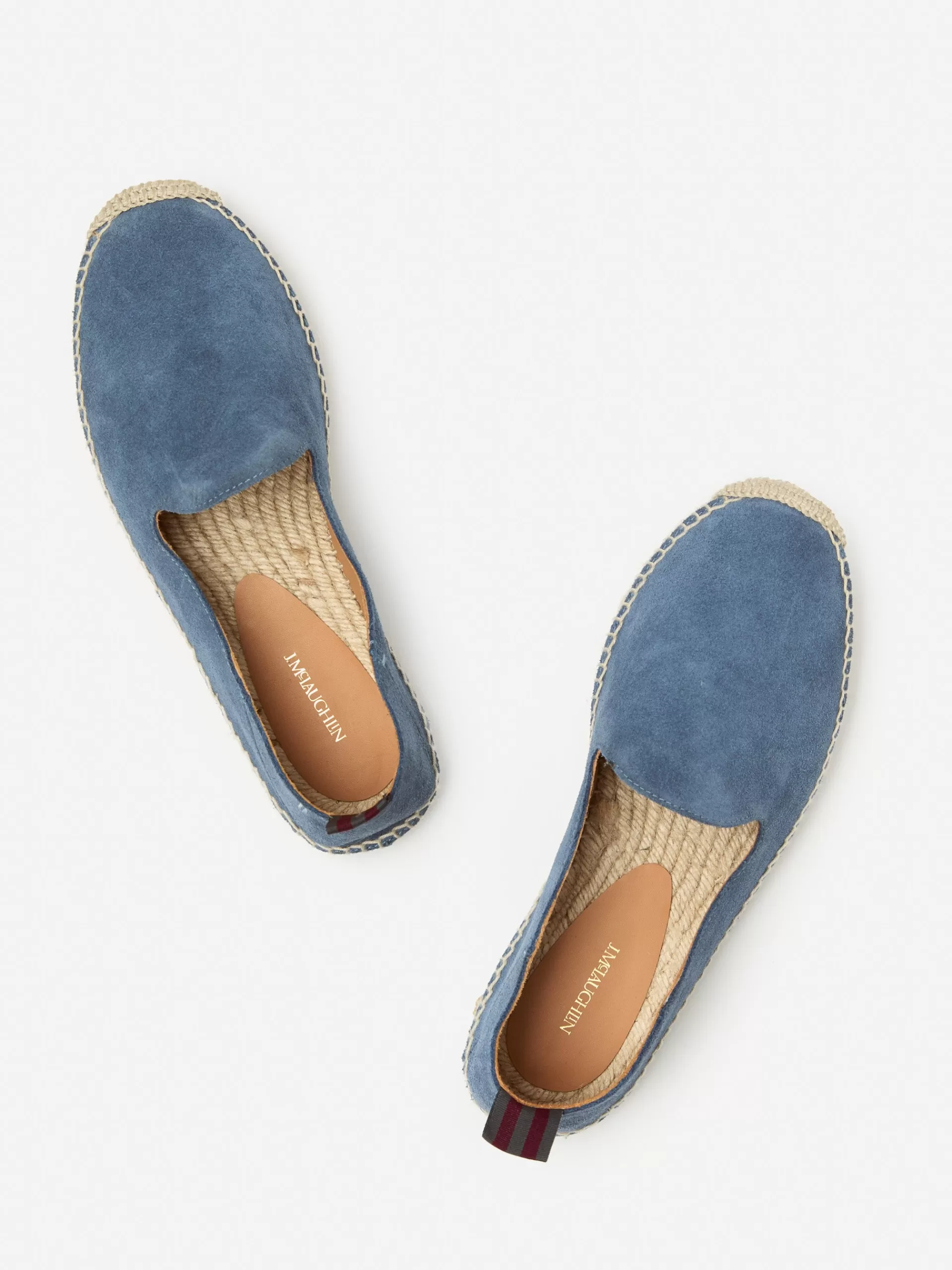 Outlet J. McLaughlin Rafe Suede Espadrilles Denim