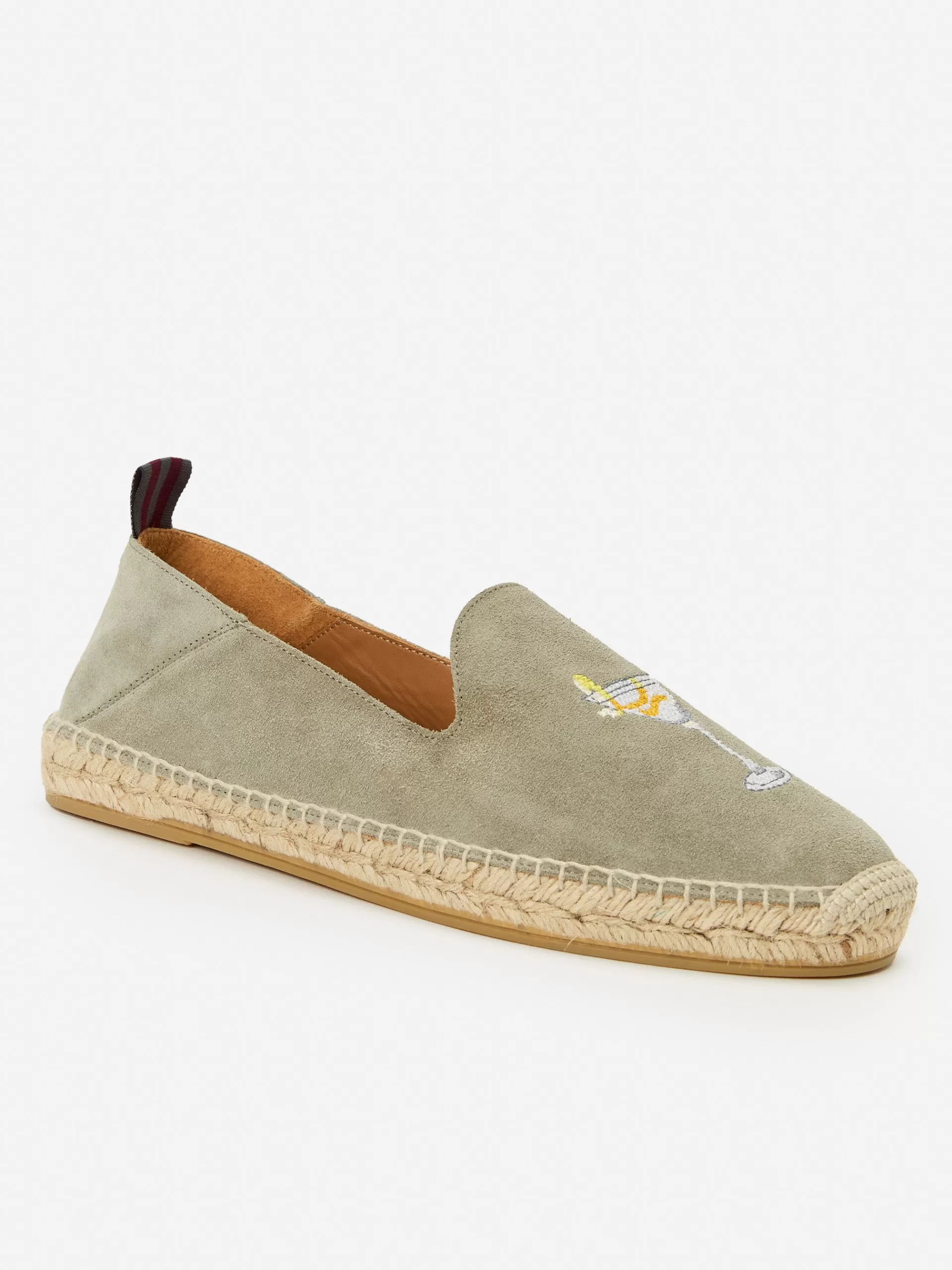 Online J. McLaughlin Rafe Suede Espadrilles In Martini Veggie