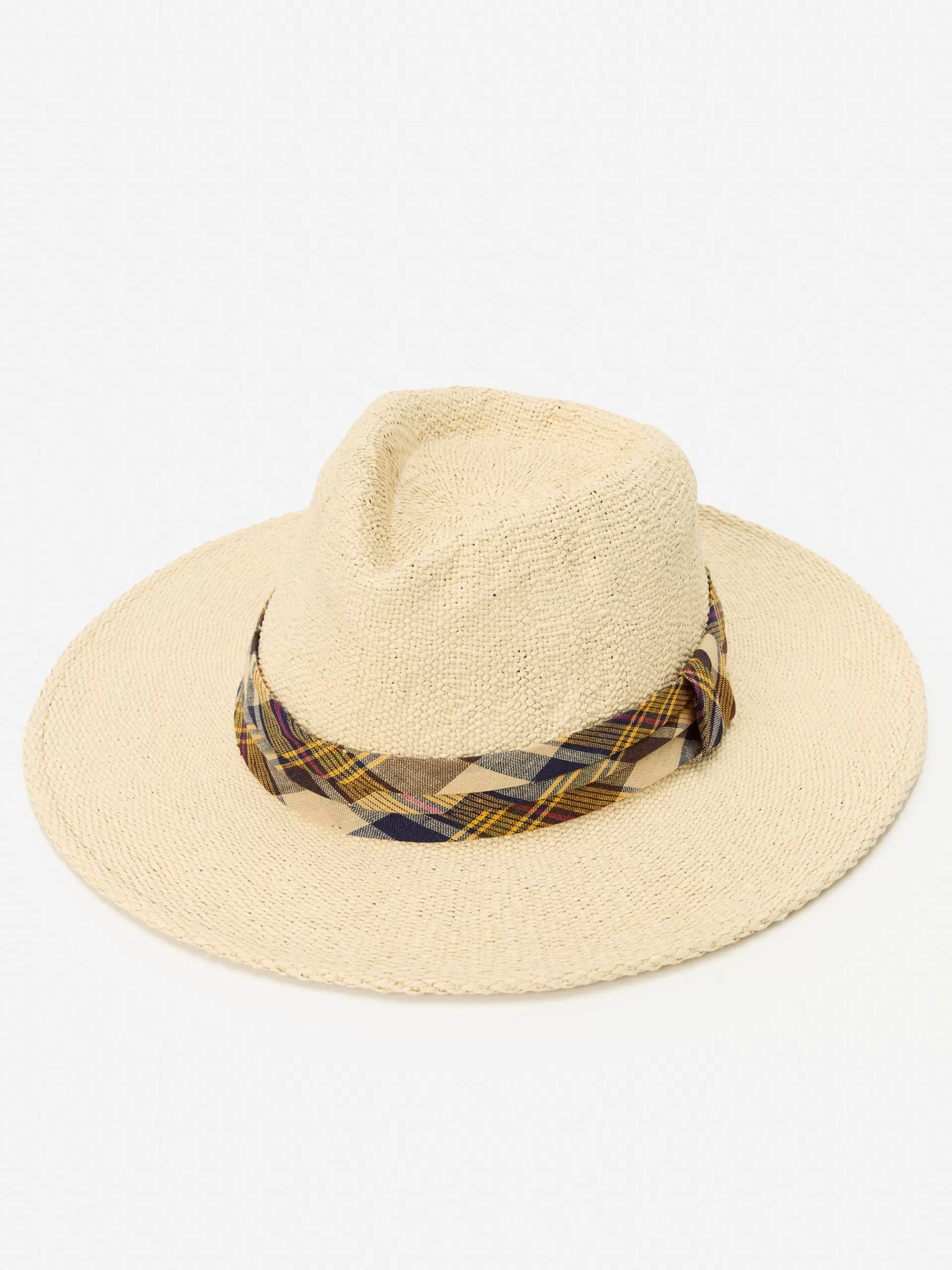 Discount J. McLaughlin Robert Raffia Hat Natural/Yellow