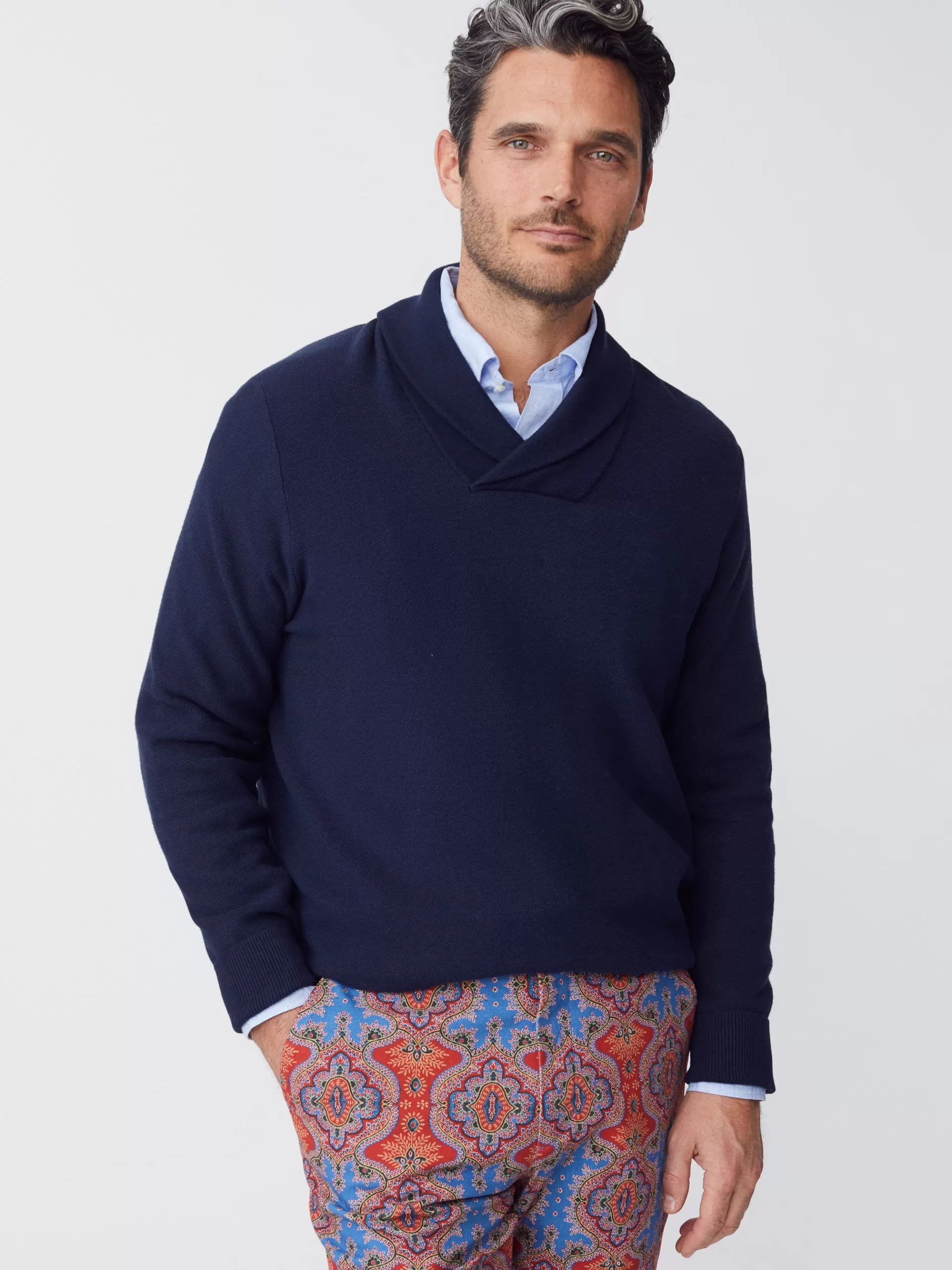 Store J. McLaughlin Russell Sweater Navy