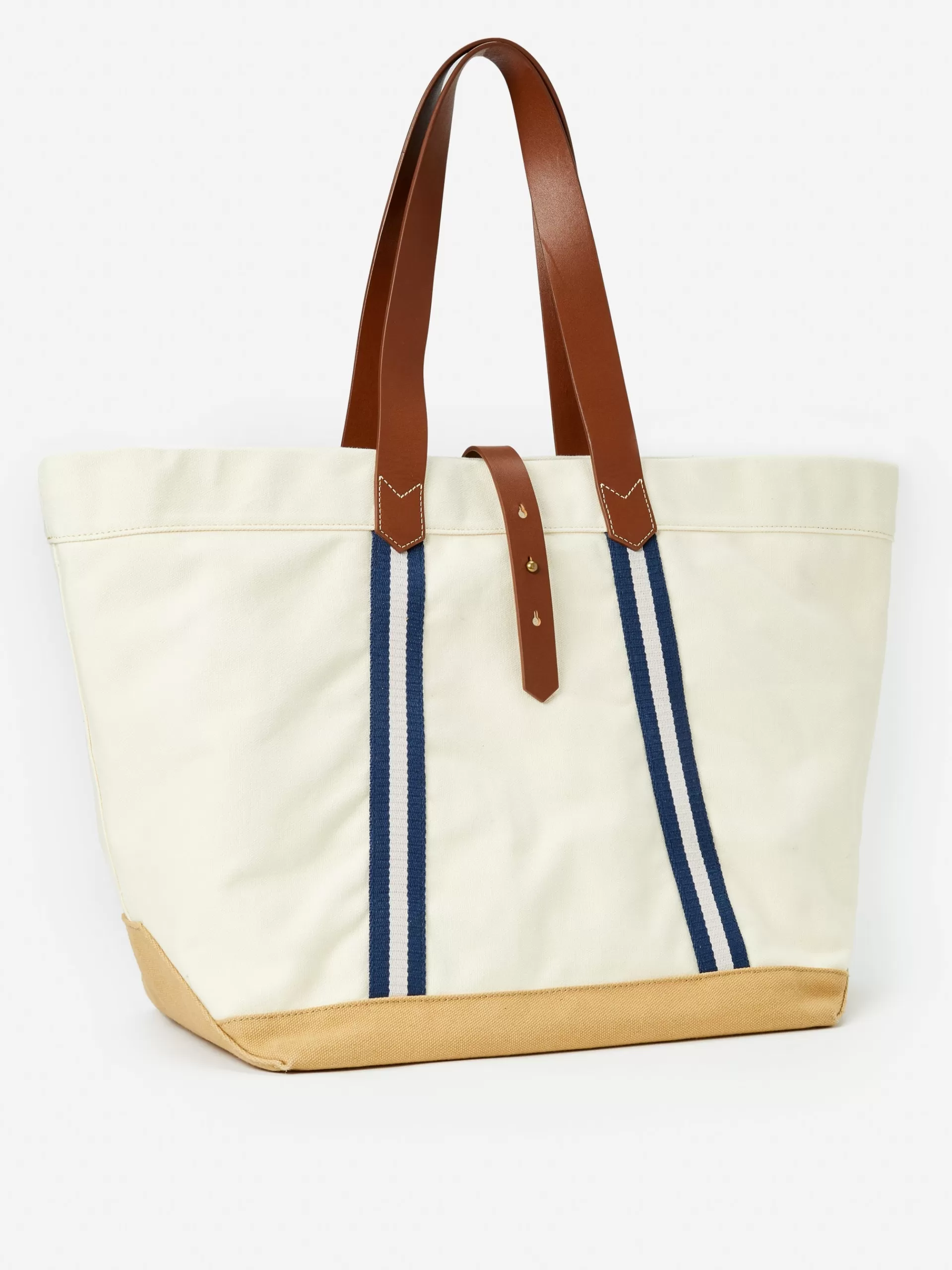 Sale J. McLaughlin Sheldon Canvas Tote Off White