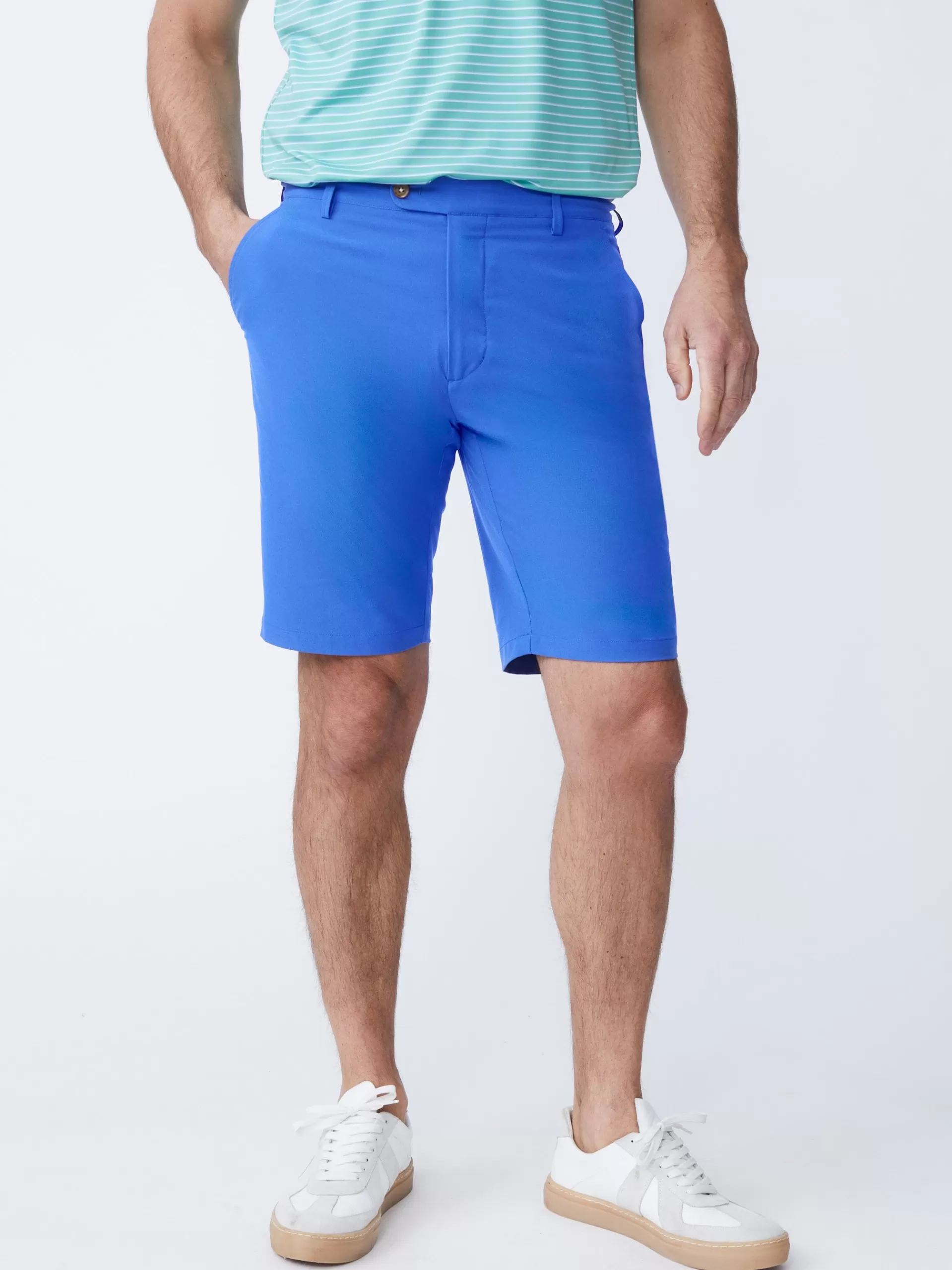 Hot J. McLaughlin Silas 10" Performance Shorts Blue