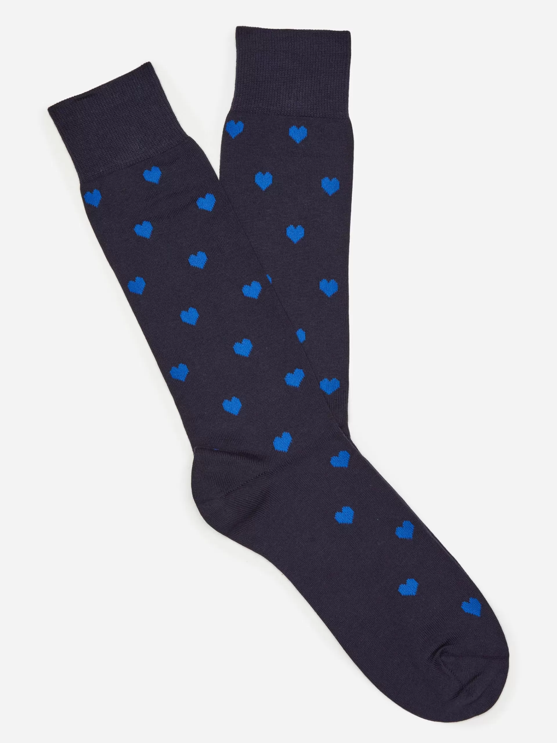 Best J. McLaughlin Socks In Heart Navy/Blue