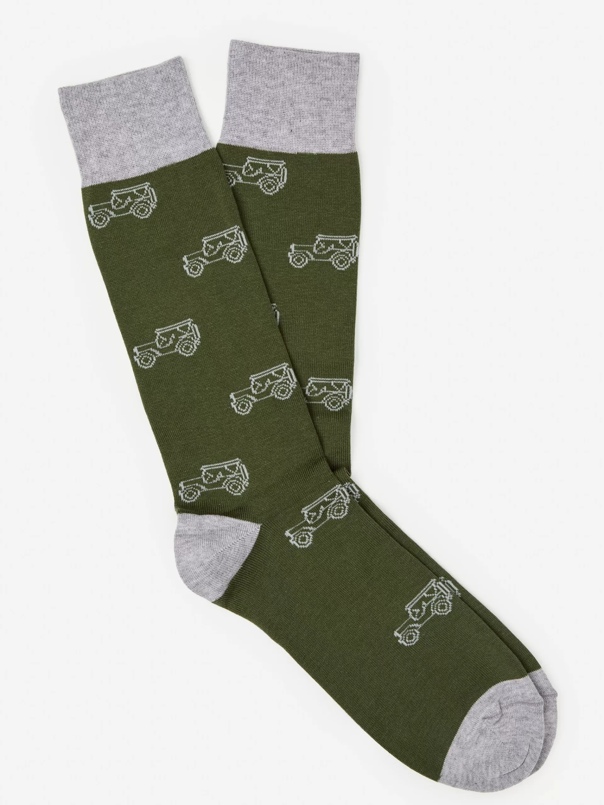 Best Sale J. McLaughlin Socks In Jeep Heather Light Grey/Olive