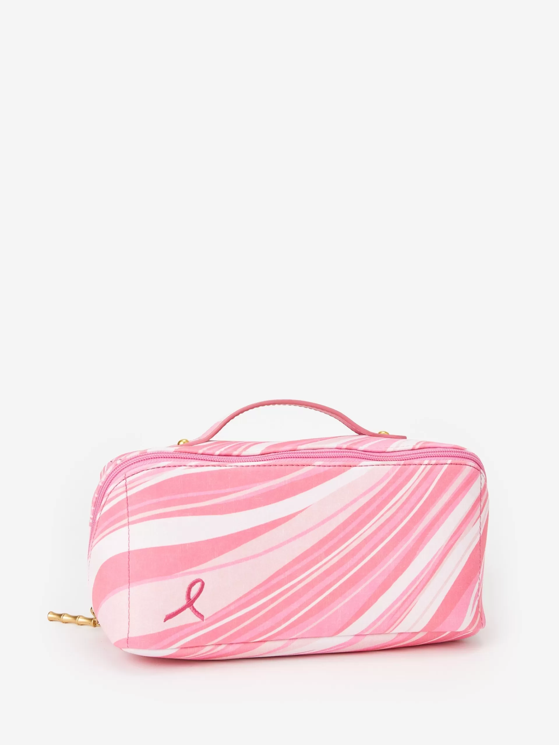 Discount J. McLaughlin Stash Cosmetic Bag In Weaver Pink