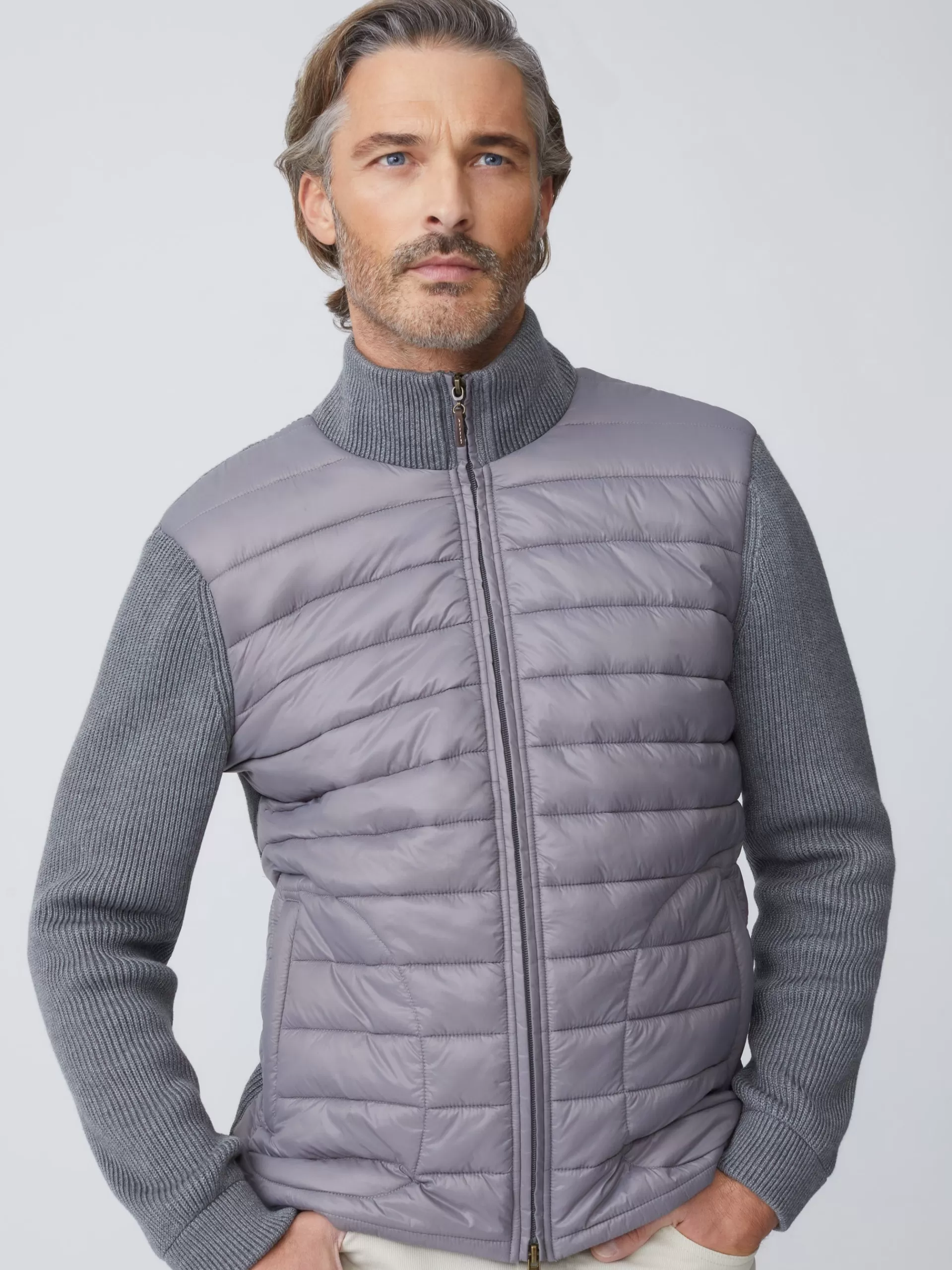 Online J. McLaughlin Torino Zip Up Gray