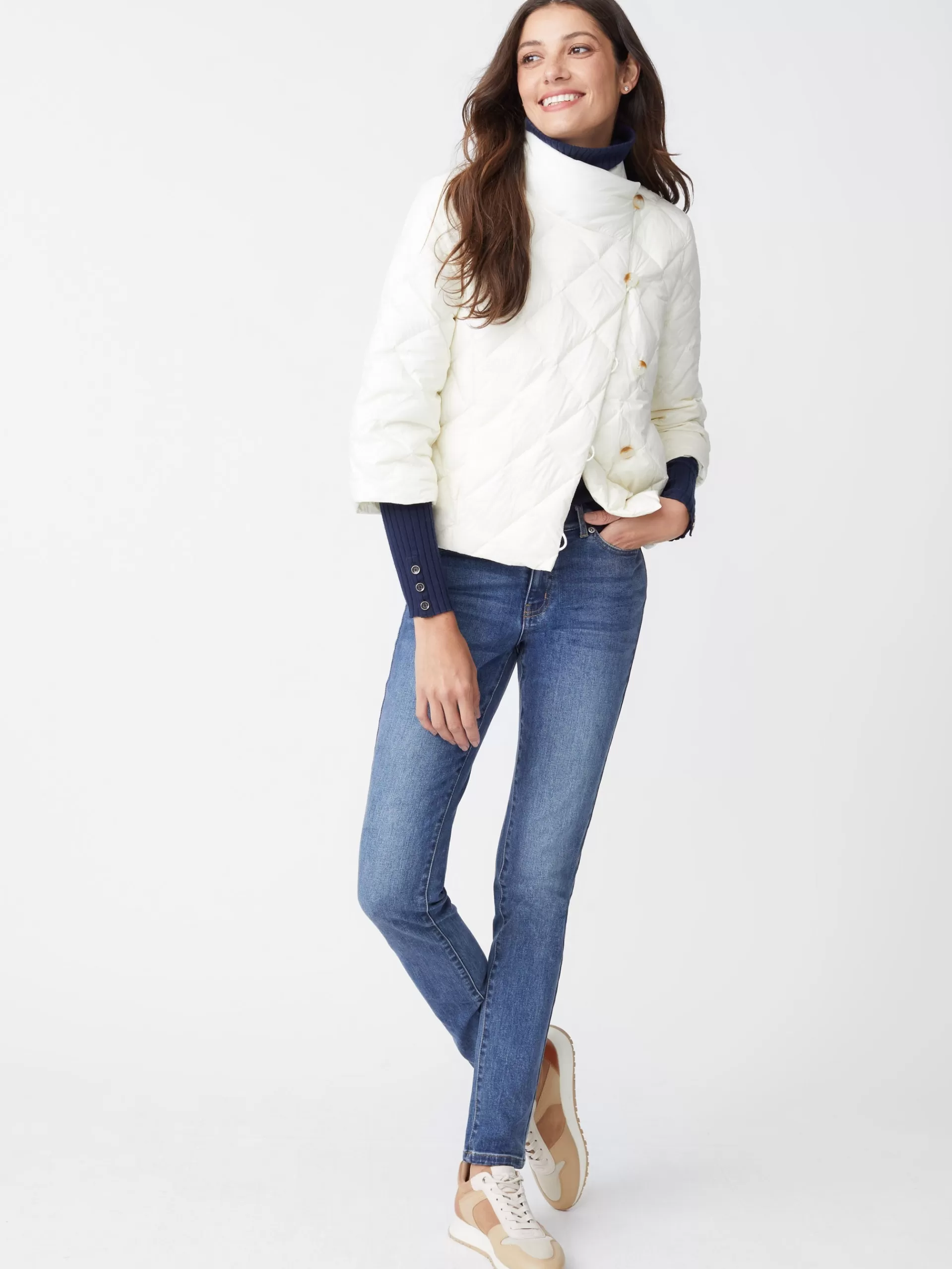 Flash Sale J. McLaughlin Vivian Puffer Jacket Egret White